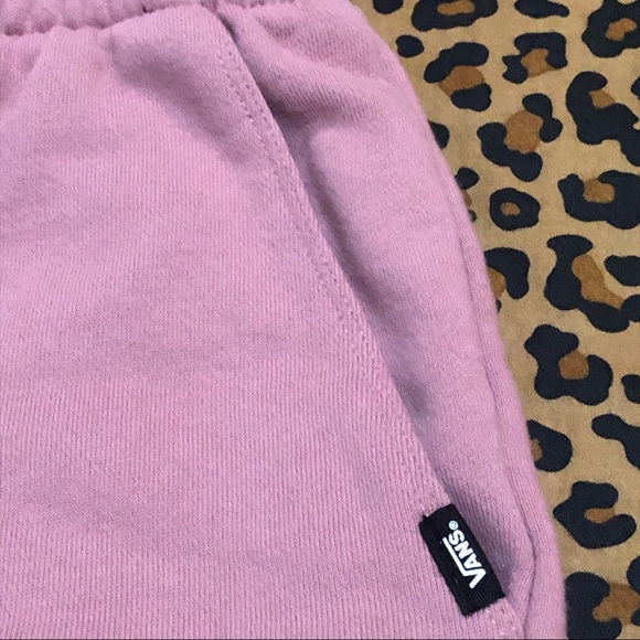 Vans Straightened Out French Terry Rose Hi-Rise Short *Size Small* HP⭐️ - Picture 11 of 13